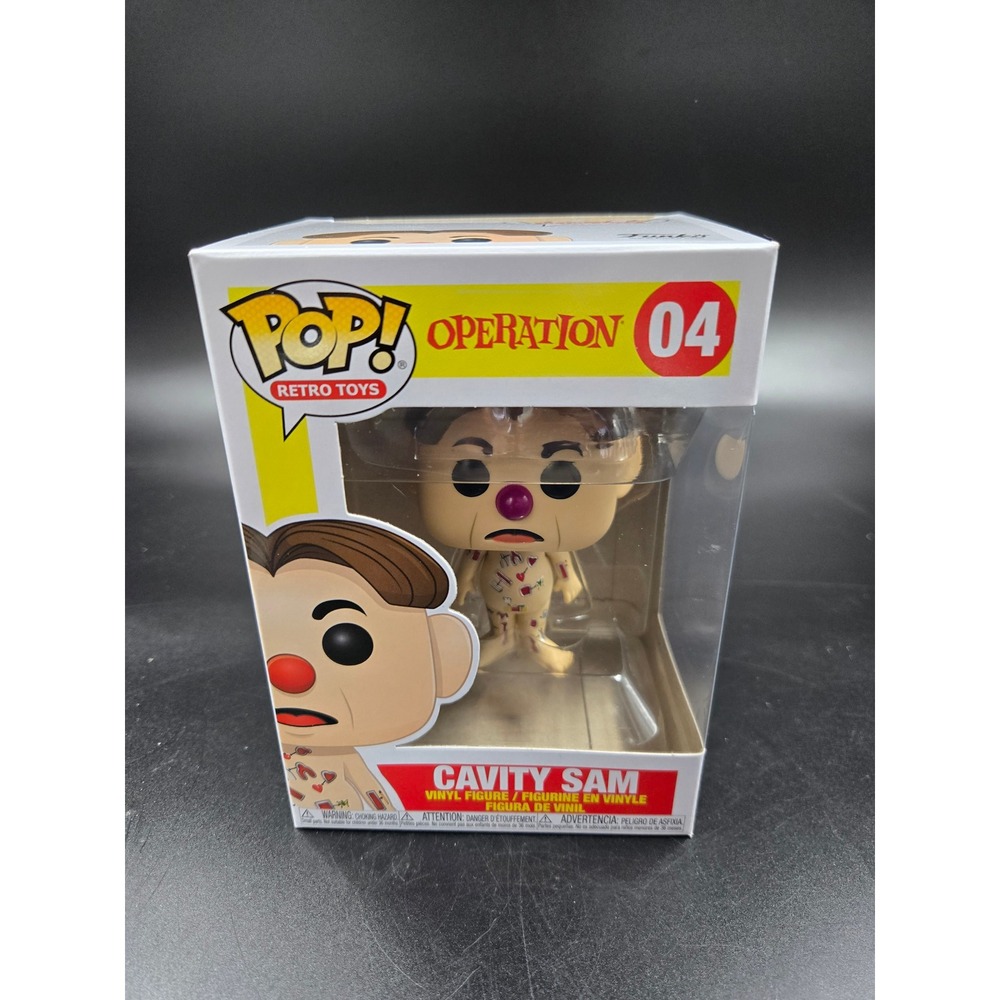 Funko Pop Retro Toys Operation Cavity Sam 04 Vinyl Figure Hasbro Board Game
